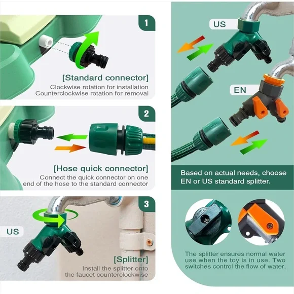 KADTC Dog outdoor drinking fountain 2-in-1 function,drinking fountain &sprinkler - Picture 6 of 12